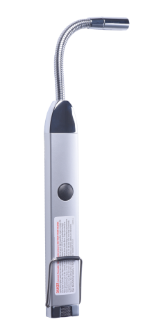 121653 Flex Neck Utility Lighter (Satin Silver)
