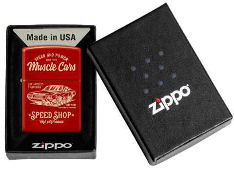 48523 Muscle Car Design < USA Decorated < LIGHTERS | zippo