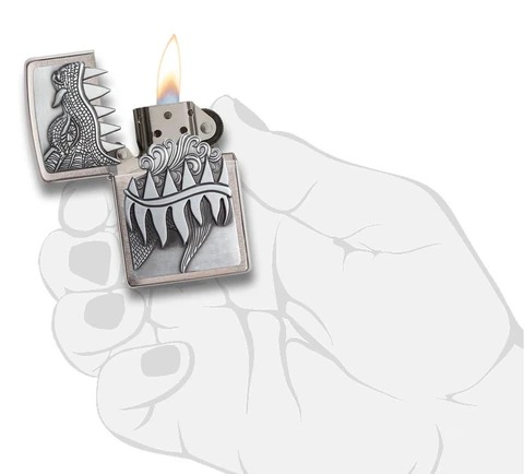 28969 Fire Breathing Dragon < USA Decorated < LIGHTERS | zippo