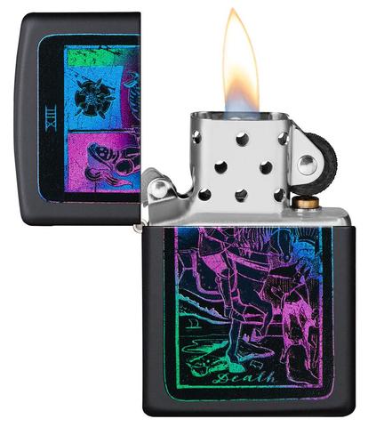 49698 Black Light Tarot Card Design < USA Decorated
