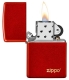 49475ZL Classic Metallic Red Zippo Logo