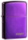 24747ZL High Polish Purple Zippo Logo