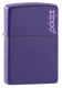 237ZL Classic Purple Matte Zippo Logo