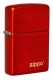 49475ZL Classic Metallic Red Zippo Logo