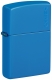 48628ZL Regular Sky Blue Matte With Zippo Logo