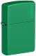 48629ZL Regular Golf Green Matte With Zippo Logo
