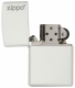 214ZL White Matte with Zippo Logo