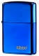 20446ZL High Polish Blue Zippo Logo