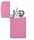 1638 窄版粉色啞漆(素面)防風打火機