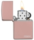 49190ZL High Polish Rose Gold with Zippo logo