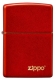 49475ZL Classic Metallic Red Zippo Logo