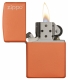 231ZL Orange Matte with Zippo Logo