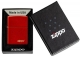 49475ZL Classic Metallic Red Zippo Logo