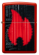 49584 #金屬紅色火焰標誌防風打火機